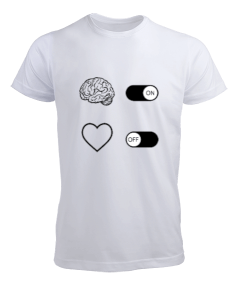 Akıl Kalp Erkek Tişört - Tisho