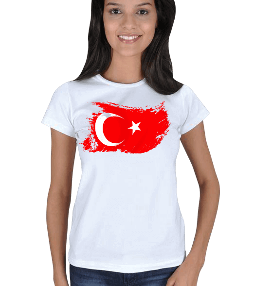 Tisho - Al Bayrak Kadın Tişört