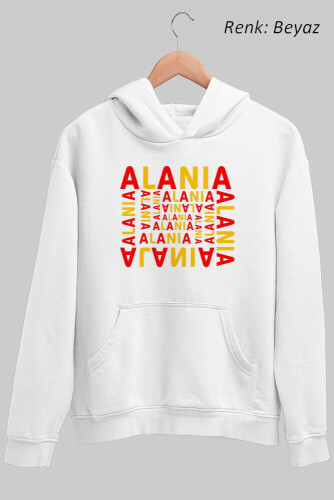Alania Unisex Kapüşonlu Sweatshirt - Thumbnail