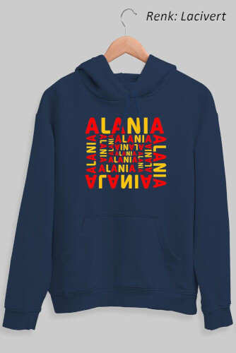 Alania Unisex Kapüşonlu Sweatshirt - Thumbnail