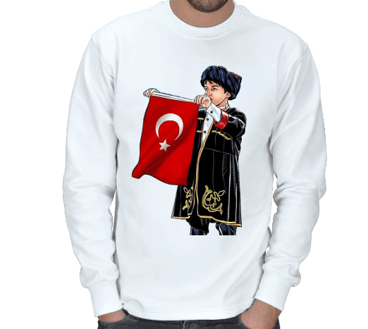 Tisho - Albayraklı Türk Balası ERKEK SWEATSHIRT