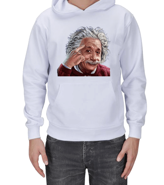 Tisho - Albert Einstein Erkek Kapşonlu Erkek Kapşonlu