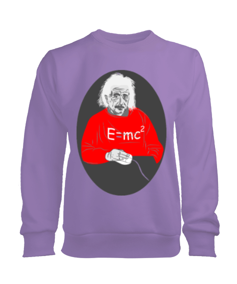 Tisho - Albert Einstein Kadın Sweatshirt Kadın Sweatshirt
