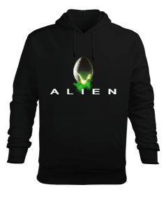 Alien 2 Erkek Kapüşonlu Hoodie Sweatshirt - Thumbnail