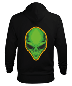 ALİEN UZAYLI HOODİE Erkek Kapüşonlu Hoodie Sweatshirt - Thumbnail