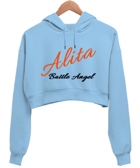 Tisho - Alita:Savaş Meleği Kadın Crop Hoodie Kapüşonlu Sweatshirt