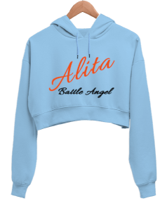 Tisho - Alita:Savaş Meleği Kadın Crop Hoodie Kapüşonlu Sweatshirt