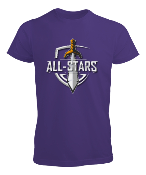 Tisho - All Star - Kılıç Mor Erkek Tişört