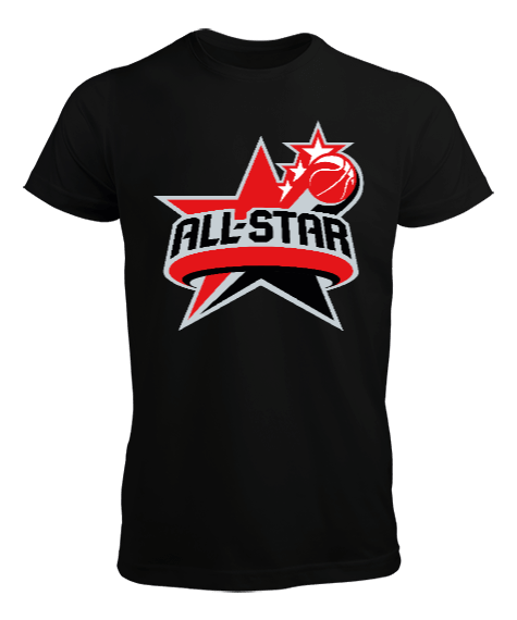 Tisho - All Star Siyah Erkek Tişört