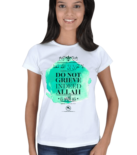 Tisho - Allah Bizimle Kadın Tişört