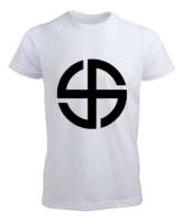 ALMAN SEÇKİN SAVAŞ BİRLİĞİ KOMANDO KURU KAFA SKULL Beyaz Erkek Tişört - Tisho