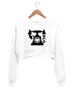 ALOO Kadın Crop Sweatshirt - Thumbnail