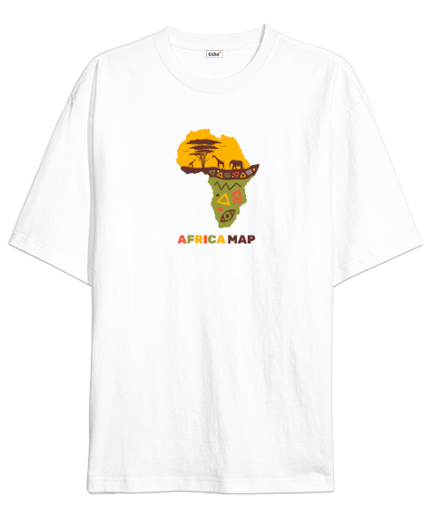 Tisho - Amazing Afrika Oversize Unisex Tişört