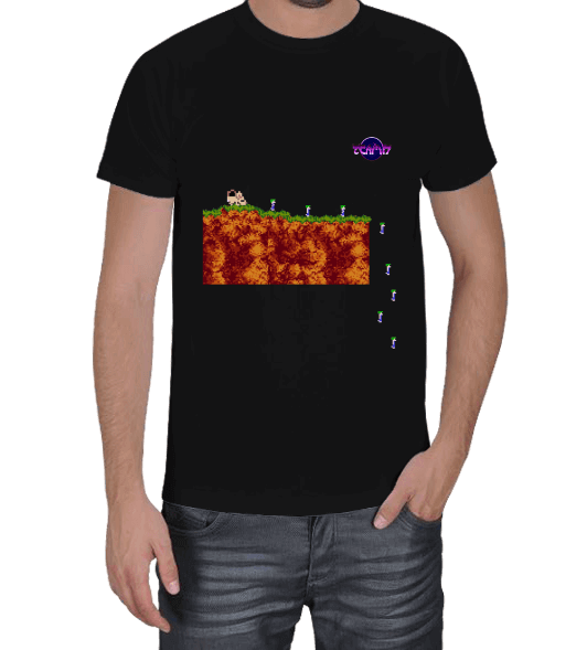 Tisho - Amiga Team17 Lemmings Erkek Tişört
