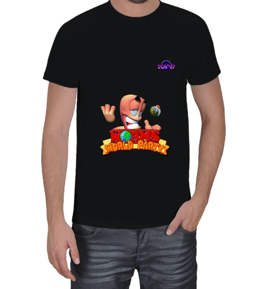 Tisho - Amiga Team17 Worms Erkek Tişört