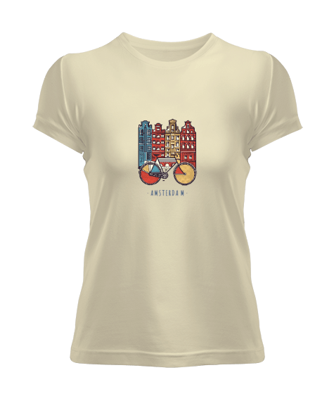 Tisho - Amsterdam City Kadın Tişört