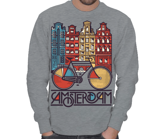 Tisho - Amsterdam Erkek Sweatshirt ERKEK SWEATSHIRT