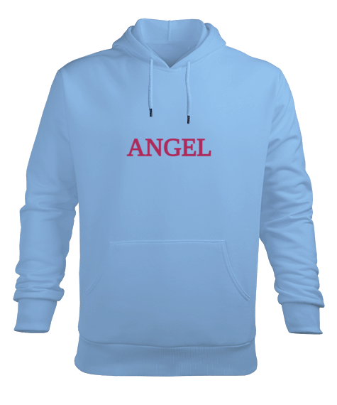 Tisho - Angel Erkek Kapüşonlu Hoodie Sweatshirt