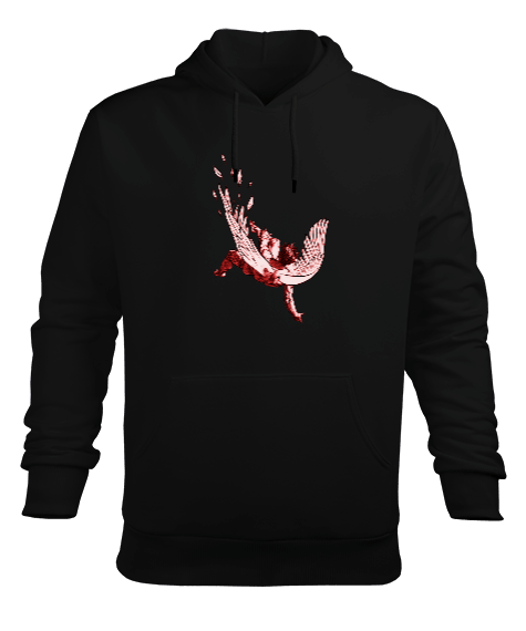 Tisho - Angels Fall Erkek Kapüşonlu Hoodie Sweatshirt