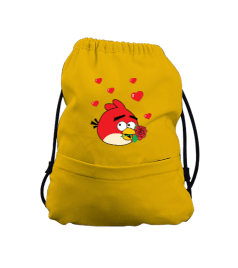 Tisho - angry birds çanta Büzgülü Çocuk Sırt Çantası