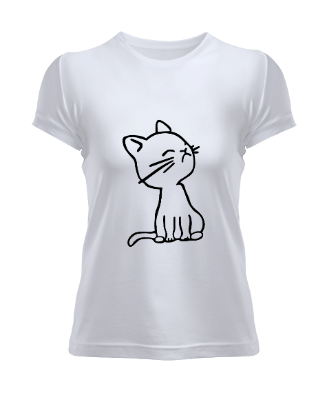 Tisho - Angry cat Kadın Tişört
