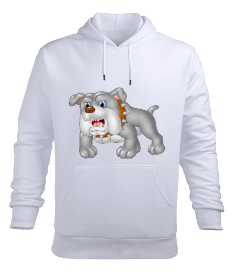 Tisho - Angry Dog Erkek Kapüşonlu Hoodie Sweatshirt