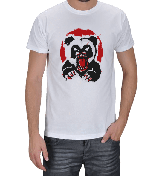 Tisho - Angry Panda Erkek Tişört