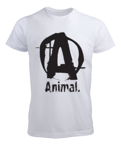Animal Baskılı Erkek Tişört