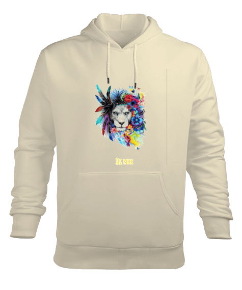 Tisho - Animal Collection Erkek Kapüşonlu Hoodie Sweatshirt