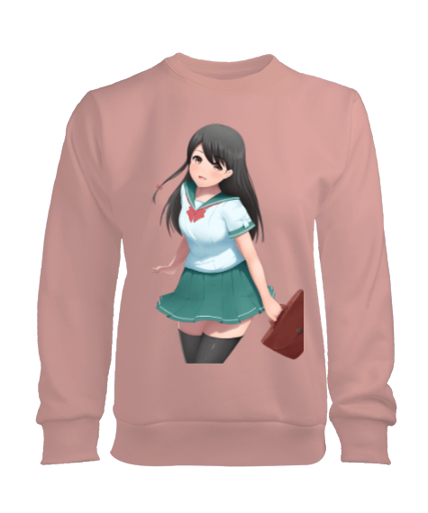 Tisho - Anime Baskılı Kadın Sweatshirt Kadın Sweatshirt