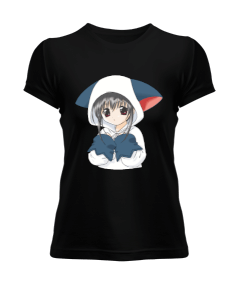 Anime baskılı tişört Kadın Tişört - Thumbnail