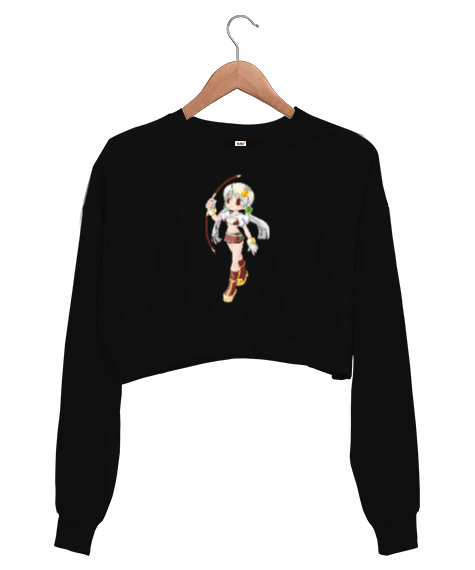 Tisho - anime kadın crop sweatshirt Kadın Crop Sweatshirt