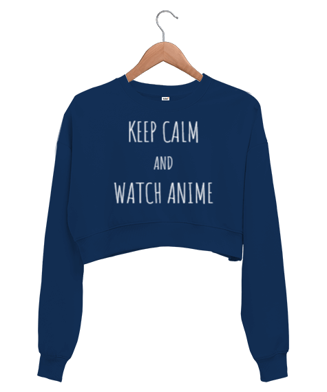 Tisho - Anime Kadın Crop Sweatshirt