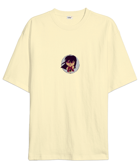 Tisho - Animeci kız Oversize Unisex Tişört