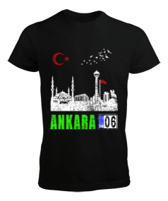 ankara, ankara şehir ,Türkiye,Türkiye bayrağı. Erkek Tişört - Tisho