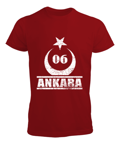 ankara, ankara şehir ,Türkiye,Türkiye bayrağı. Erkek Tişört - Tisho