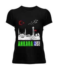 ankara, ankara şehir ,Türkiye,Türkiye bayrağı. Kadın Tişört - Tisho