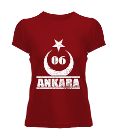 ankara, ankara şehir ,Türkiye,Türkiye bayrağı. Kadın Tişört - Tisho