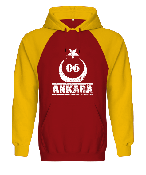 Tisho - ankara, ankara şehir ,Türkiye,Türkiye bayrağı. Orjinal Reglan Hoodie Unisex Sweatshirt