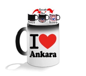 Ankara baskılı Sihirli Kupa Bardak - Thumbnail