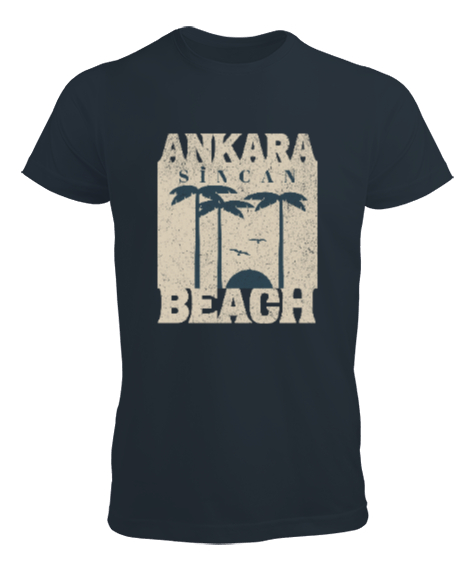 Tisho - Ankara Sincan Beach-E Füme Erkek Tişört