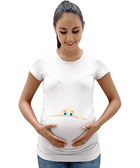 Tisho - Anne-bebek Kadın Hamile Tişört