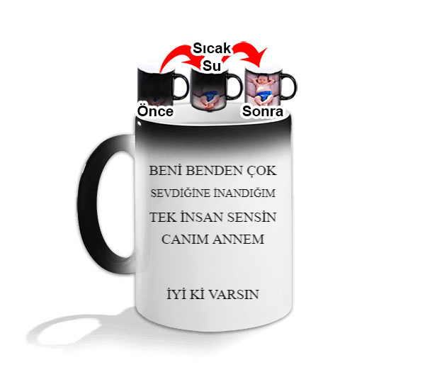 Tisho - ANNELER GÜNÜ SİHİRLİ KUPA Sihirli Kupa Bardak