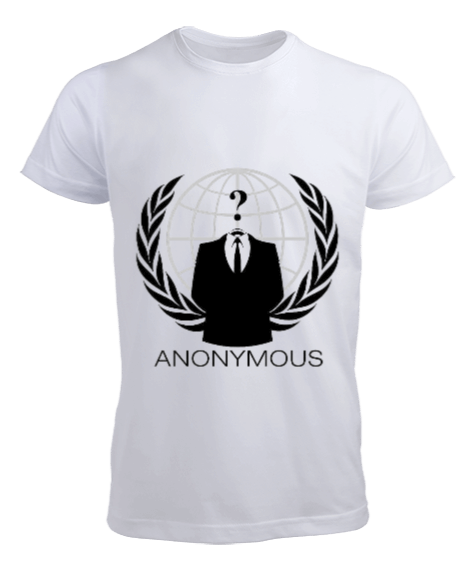 Anonymous Hacker Grubu Erkek Tişört