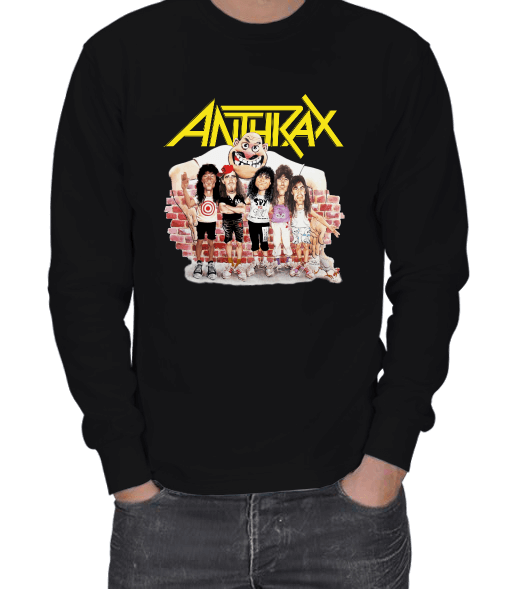 Tisho - ANTHRAX - State of Euphoria ERKEK SWEATSHIRT