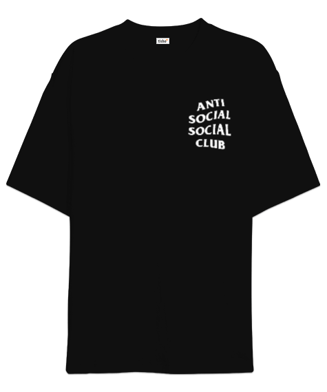 Tisho - Anti Social Social Club Oversize T-shirt Oversize Unisex Tişört