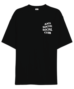 Anti Social Social Club Oversize T-shirt Oversize Unisex Tişört - Thumbnail