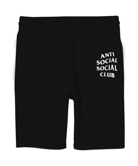 Tisho - anti social social club Unisex Sweatshirt Şort Regular Fit