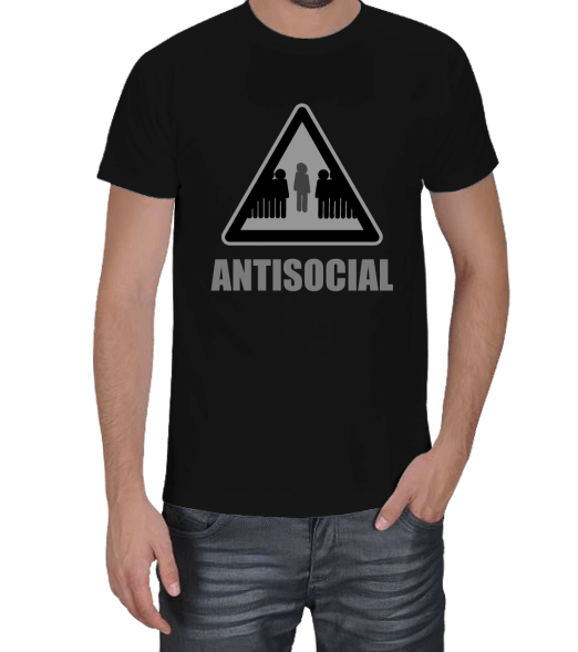 Tisho - Antisocial Erkek Tişört
