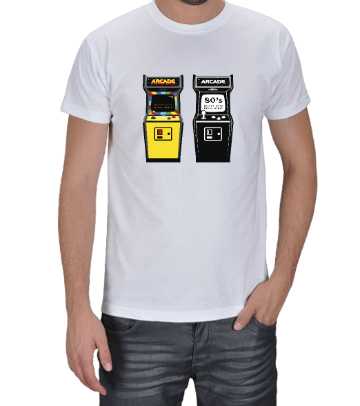 Tisho - Arcade Makinesi Erkek Tişört
